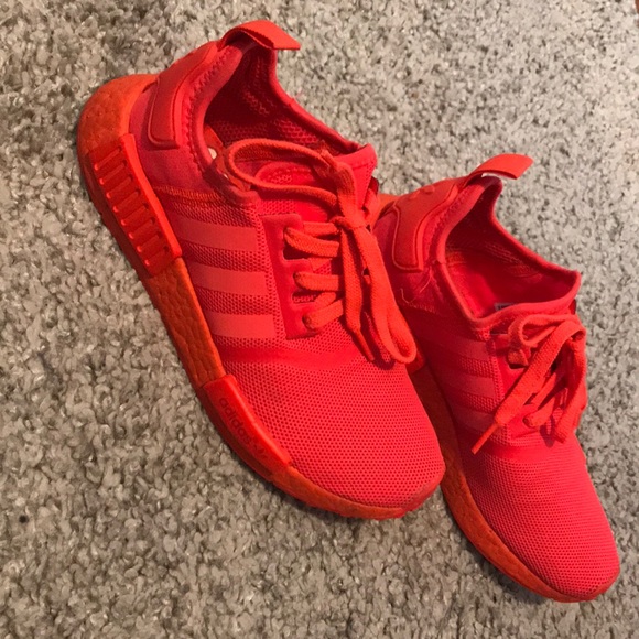 solar red shoes